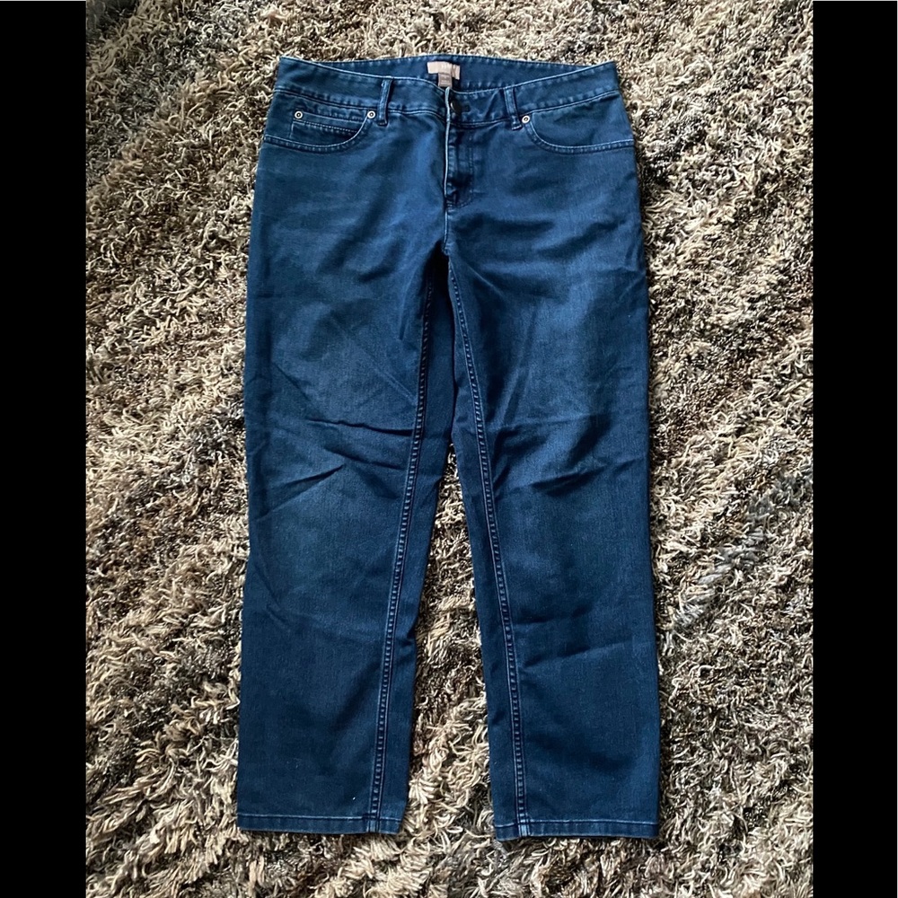 J Jill Denim Crop Jeans Size 4 Inseam 24.5”